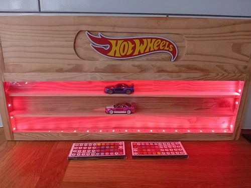 Hot wheels display case wall - wheels,