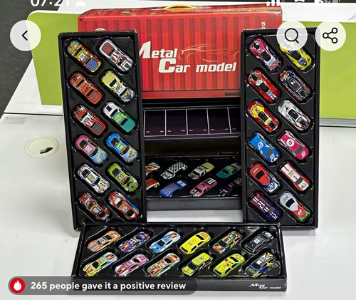 Metal die cast car set - metal,