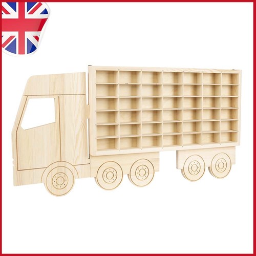 Grids wooden display case - display,