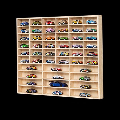 Grids wooden display - 48, case