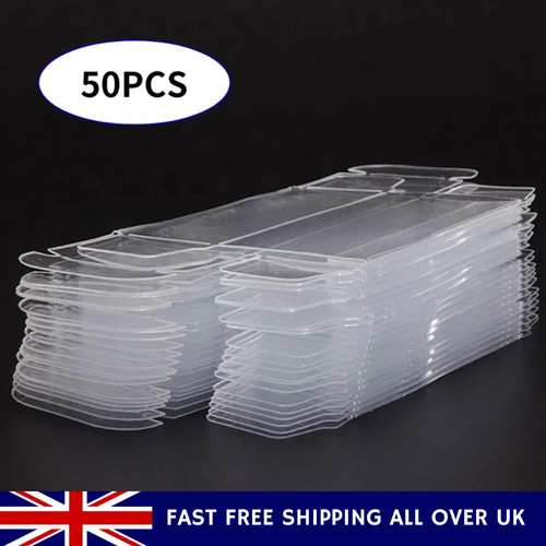 50pcs clear pvc display - 50pcs, case