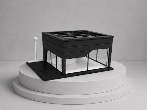 Printed 64 scale garage - |,
