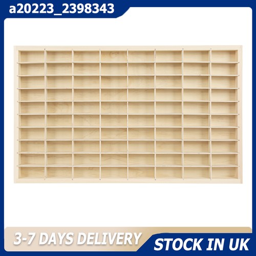 Grids wooden display case - 80,