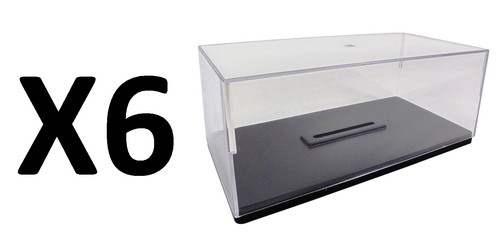 Set acrylic display cases - 6,