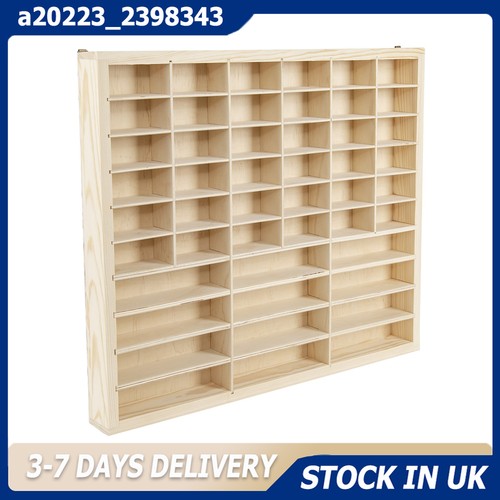 Wood display case diecast - case,