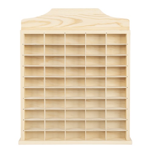 Grids wood display case1 64 - 50,