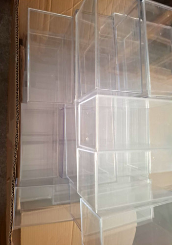 Lot clear plastic diecast - plastic,