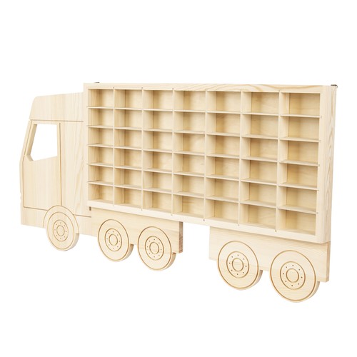 Grids wooden display case - 42,