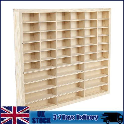 Grids wooden display case - display,
