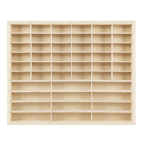 Grids wooden display - 48,